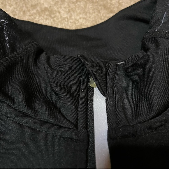 Long Sleeve Mock Neck Pocket Sports Top Jacket - Picture 8 of 10